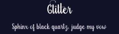 Glitter by Deniz86 — Script Handwritten Font — thumbnail 2