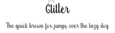 Glitter by Deniz86 — Script Handwritten Font — thumbnail 1