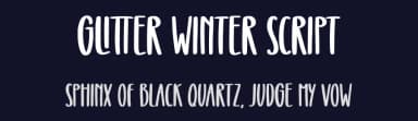 Glitter Winter Script by Abo Daniel Studio — Script Handwritten Font — thumbnail 2