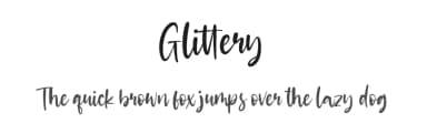 Glittery by Balpirick Studio — Script Handwritten Font — thumbnail 1