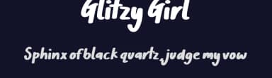 Glitzy Girl by JSH creates — Script Handwritten Font — thumbnail 2