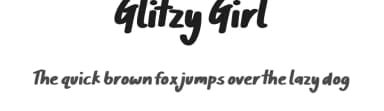 Glitzy Girl by JSH creates — Script Handwritten Font — thumbnail 1