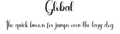 Global by Andi Moz — Script Handwritten Font — thumbnail 1