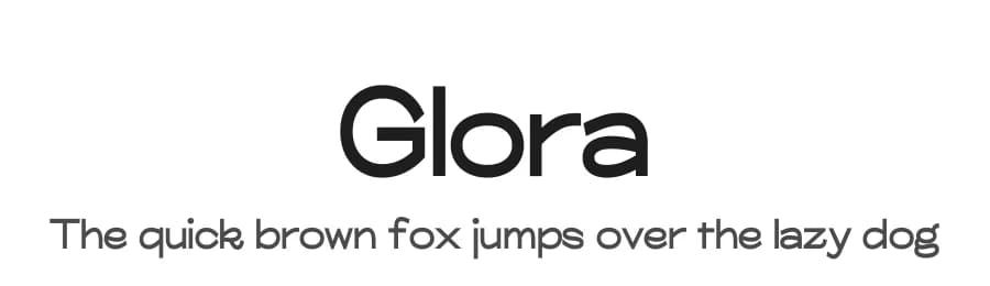Glora by Khaiuns — Sans Serif Font