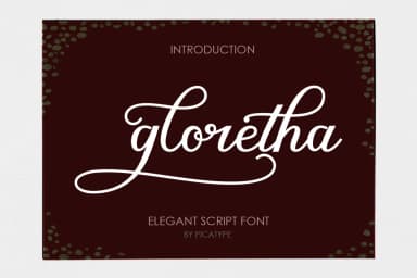 Gloretha Font by Picatype Studio — Script Handwritten Font — thumbnail 1