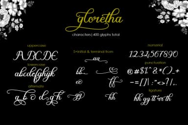Gloretha Font by Picatype Studio — Script Handwritten Font — thumbnail 9