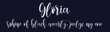 Gloria by Scratchones — Script Handwritten Font — thumbnail 2
