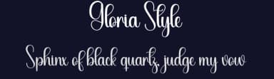 Gloria Style by Andi Moz — Script Handwritten Font — thumbnail 2