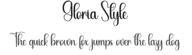Gloria Style by Andi Moz — Script Handwritten Font — thumbnail 1