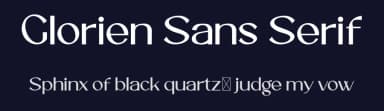 Glorien Sans Serif by baybilson — Sans Serif Font — thumbnail 2
