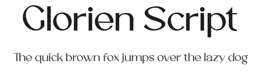 Glorien Script by baybilson — Script Handwritten Font