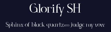 Glorify SH by Sohel Studio — Serif Font — thumbnail 2