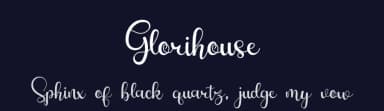 Glorihouse by Yan Studio — Script Handwritten Font — thumbnail 2