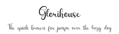 Glorihouse by Yan Studio — Script Handwritten Font — thumbnail 1