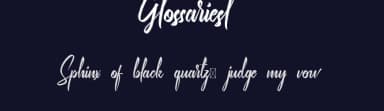 Glossariest by RaisProject — Script Handwritten Font — thumbnail 2
