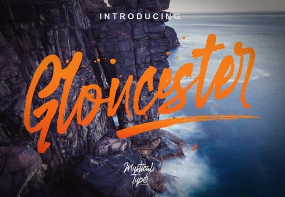 Gloucester Script Font by MysticalType — Script Handwritten Font