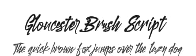 Gloucester Brush Script by Mystical Type — Script Handwritten Font — thumbnail 1