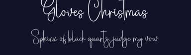 Gloves Christmas by Scratchones — Script Handwritten Font — thumbnail 2
