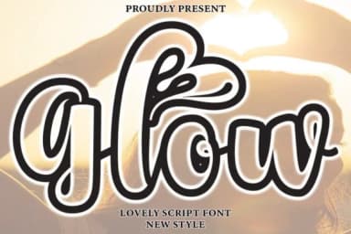 Glow Font by Ws Studio — Script Handwritten Font — thumbnail 1