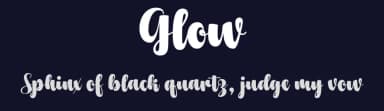 Glow by Wais Alqarni — Script Handwritten Font — thumbnail 2