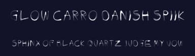 Glow Carro Danish Spiik by Caroline Lindqvist — Script Handwritten Font — thumbnail 2