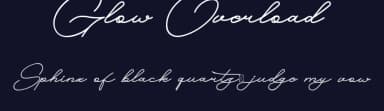 Glow Overload by Calligraphy Fonts — Script Handwritten Font — thumbnail 2