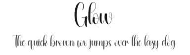 Glow by Andi Moz — Script Handwritten Font — thumbnail 1