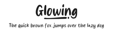 Glowing by MJType — Script Handwritten Font — thumbnail 1