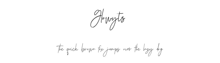 Glowyts by Maulana Creative — Script Handwritten Font