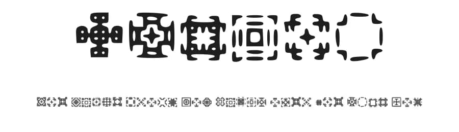 Glypha by Wik Walker — Dingbats Font