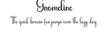 Gnomeline by Scratchones — Script Handwritten Font — thumbnail 1
