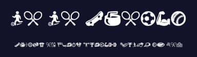 Go Go Sports by Woodcutter — Dingbats Font — thumbnail 2