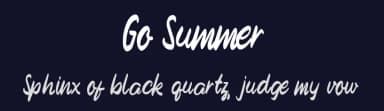 Go Summer by Ony Studio | Solutype — Script Handwritten Font — thumbnail 2