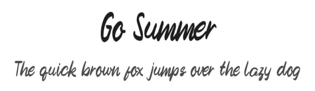 Go Summer by Ony Studio | Solutype — Script Handwritten Font