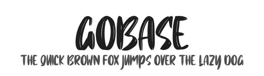Gobase by Skiiller Studio — Script Handwritten Font