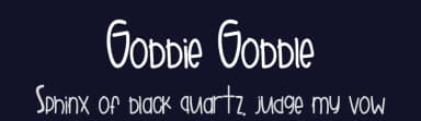 Gobbie Gobble by DM Letter Studio - Dimas Prasetyo — Script Handwritten Font — thumbnail 2