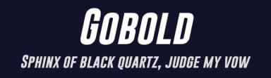 Gobold by 7NTypes — Sans Serif Font — thumbnail 2