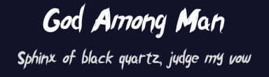 God Among Man by Slenting Art — Script Handwritten Font — thumbnail 2