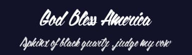 God Bless America by Maelle.K | Thomas Boucherie — Script Handwritten Font — thumbnail 2
