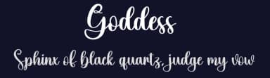 Goddess by Scratchones — Script Handwritten Font — thumbnail 2
