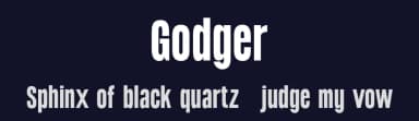 Godger by Craft Supply Co. — Sans Serif Font — thumbnail 2