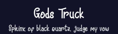 Gods Truck by nomlimofont — Script Handwritten Font — thumbnail 2