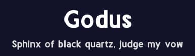 Godus by Asley Cruz — Sans Serif Font — thumbnail 2