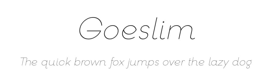 Goeslim by 7NTypes — Sans Serif Font