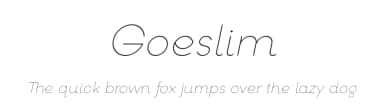 Goeslim by 7NTypes — Sans Serif Font — thumbnail 1