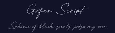 Gofar Script by Ef Studio — Script Handwritten Font — thumbnail 2