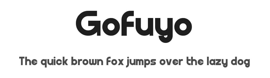 Gofuyo by Chequered Ink — Sans Serif Font