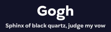 Gogh by Type Forward Foundry — Sans Serif Font — thumbnail 2