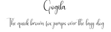 Gogila by Scratchones — Script Handwritten Font — thumbnail 1