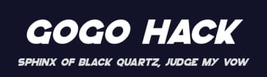 GoGo Hack by Hawtpixel — Sans Serif Font — thumbnail 2